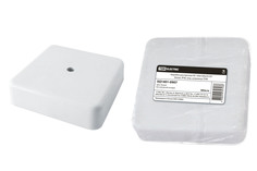 Коробка распаячная КР 100х100х29 ОП белая, IP40, инд. штрихкод TDM SQ1401-0907