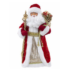 Фигурка новогодняя Дед Мороз в красной шубе 15,5 x 8,5 x 31,5 см Magic Time