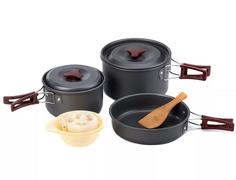 Набор Посуды Naturehike 2022 Nh2-3 People Camping Cookware Carbon