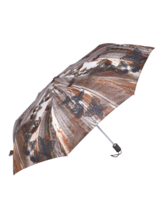 Зонт женский ZEST 23957 коричнево-серый