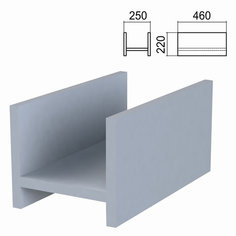 Подставка под системный блок "Арго", 250х460х220 мм, серый Argo