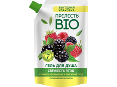 Гель для душа Прелесть Био Свежесть ягод, дойпак, 1 л No Brand