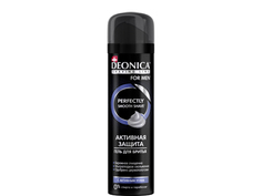 Гель для бритья DEONICA FOR MEN Активная защита с черным углём, 200 мл No Brand