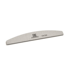 Пилка для ногтей "лодочка" 120/240 хит продаж (серая) TNL Professional
