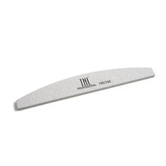 Пилка для ногтей "лодочка" 180/240 хит продаж (серая) TNL Professional