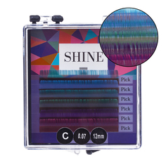 Мини-палетки SHINE палитра "тип 1", 6 лент D 0,07 12 mm