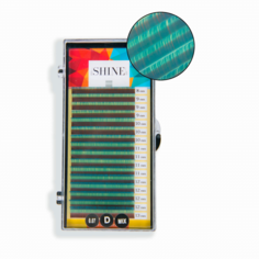 Цветные elSHINE (Шайн) (аквамарин), 16 лент C 0.07 8-13 mm