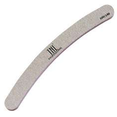 Пилка для ногтей бумеранг 100/180 хит продаж (серая) TNL Professional