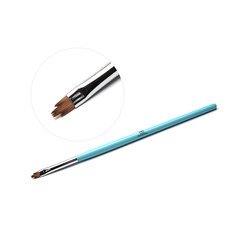 Кисть для дизайна ногтей TNL фигурная "Лилия" (голубая)