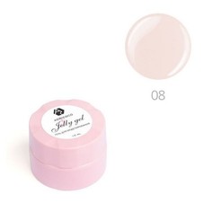 Гель-желе для моделирования ногтей ADRICOCO №08 камуфлирующий миндальный (10 мл.)