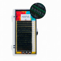 Омбре elSHINE (Шайн) (зеленые), 16 лент C 0.07 8-13 mm