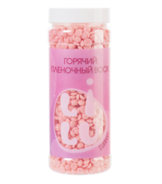 Воск горячий плёночный в гранулах в банке, 300 гр (03 Currant) Lilu