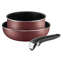 Набор посуды Tefal Ingenio Red 04175830, 3 предмета