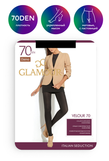 Колготки женские Glamour черные 2 (S)