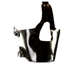 Намордник Подиум из лакированной кожи Р3112 черный Podium