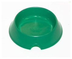 Миска для кошек Yami-Yami Простая пластиковая, изумрудная, 14 см