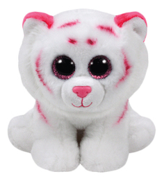 Мягкая игрушка TY Classic Тигр Tabor розово-белый, 33 см