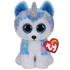 Мягкая игрушка TY Хаски Хелена, с рогом, 15 см 36322