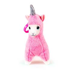 Мягкая игрушка брелок TY Beanie Boos Розовая лама с рогом Lana 10 см., 36607
