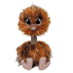 Мягкая игрушка TY Beanie Boo`s Коричневый страус 15 см, 36283