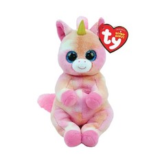 Игрушка мягкая TY Beanie Boos Оранжево-розовый Единорог Skylar 15 см, 40547