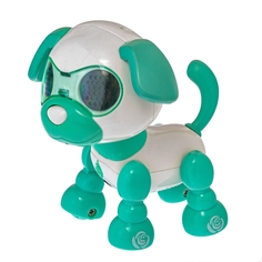 Интерактивная игрушка MIOSHI Милый щеночек Зелёный 10 см, MAC0601-031