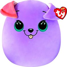 Мягкая игрушка TY SQUISH-A-BOOS Фиолетовый пес Bitsy 25 см., 39225