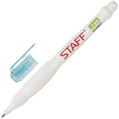 Ручка-корректор STAFF, 5 мл, металлический наконечник, круглый корпус, 227567