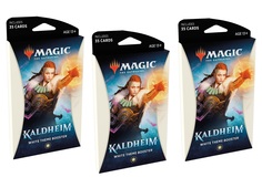 Набор тематических белых бустеров Wizards of the Coast MTG издания Kaldheim на англ. языке