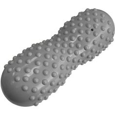Кинезио Массажер двойной мячик с шипами -средний серый B31912 с насосом Спортекс MSG200