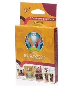 Набор наклеек Panini Чемпионат Европы 2020 5 шт