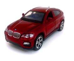 Коллекционные машинки Miniauto BMW X6, бордовый