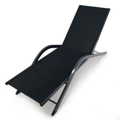 Шезлонг (лежак) GardenWay VICKY 770527 Черный