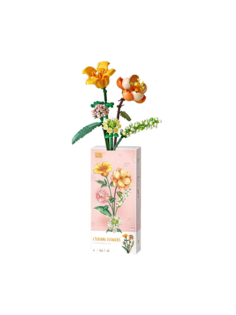Конструктор LOZ mini Прекрасный вечный цветок для тебя - осенний букет 456 дет. № 1658