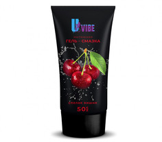 Интимная гель-смазка Спелая вишня с пантенолом 50 мл Uvibe
