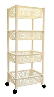 Этажерка 4-х секц.прямоугольная Prima малая 370х290х935 мм. No Brand