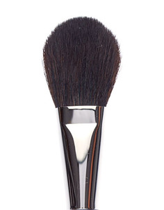 Кисть для пудры, имитация белки, коза (Цв: Blue) No Brand