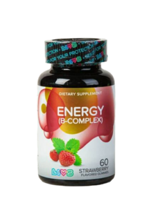 Комплекс витаминов В Livs клубника мармелад 60 шт.