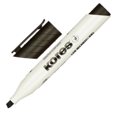 Маркер для досок Kores 20850 черный толщина линии 3-5 мм, 867783 Korres