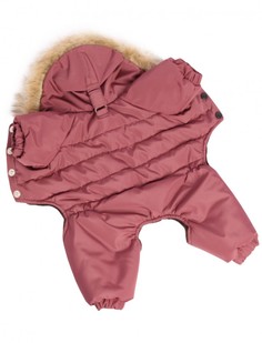 Комбинезон для собак Lion Winter, женский, розовый, XS, длина спины 20 см
