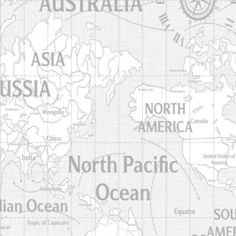 Обои VERNISSAGE World Maps серые 168436-10 1,06x10 м