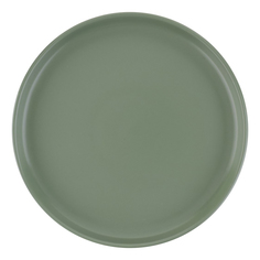 Тарелка для вторых блюд Homeclub Matt black 26 см зеленая