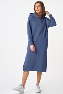 Платье женское FLY 8181-08 синее 46 RU