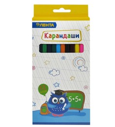 Карандаши цветные Лента Kids 12 цветов