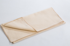 Полотенце 40x70 см вафельное бежевое No Brand