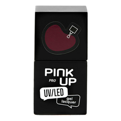Гель-лак для ногтей Pink Up Pro Uv-Led 80 бордовый 10 мл