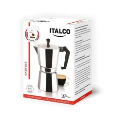 Кофеварка гейзерная Italco Arabica Brazil + Кофе зерновой 90 г