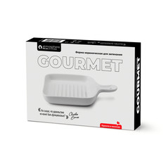 Форма для запекания Gourmet 21 х 15 x 3 см No Brand