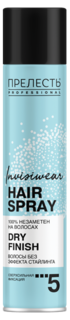 Лак для волос Прелесть Professional Invisiwear Dry Finish сверхсильная фиксация 300 мл