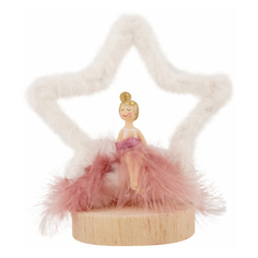 Сувенир новогодний Homeclub Принцесса на Звездочке-Полумесяце разноцветный 16 см